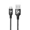 Wozinsky USB-C Cable 2m 2.4A Black Durable Charging