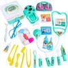 Doctor Toy Kit 27pcs Doctor Role Play Toy Doctor Stethoscope W/Storage Box Parent-child Game Kids Develop Cognition for Ages 3+