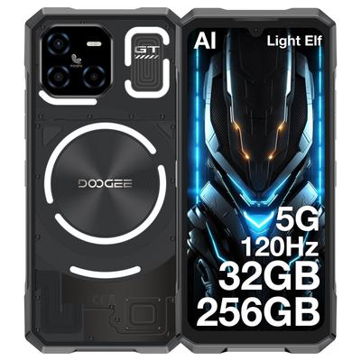 Doogee Защищенный смартфон Blade GT, 32 ГБ + 256 ГБ / 2 ТБ, 120 Гц 6,72'' FHD+, Динамический светодиодный эффект