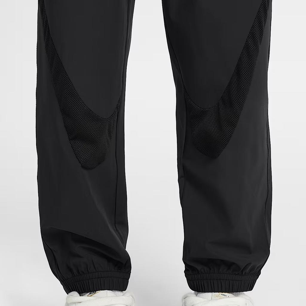 Nike Swoosh Удобные Универсальные Модные Брюки Детские брюки Черный IM4481-010