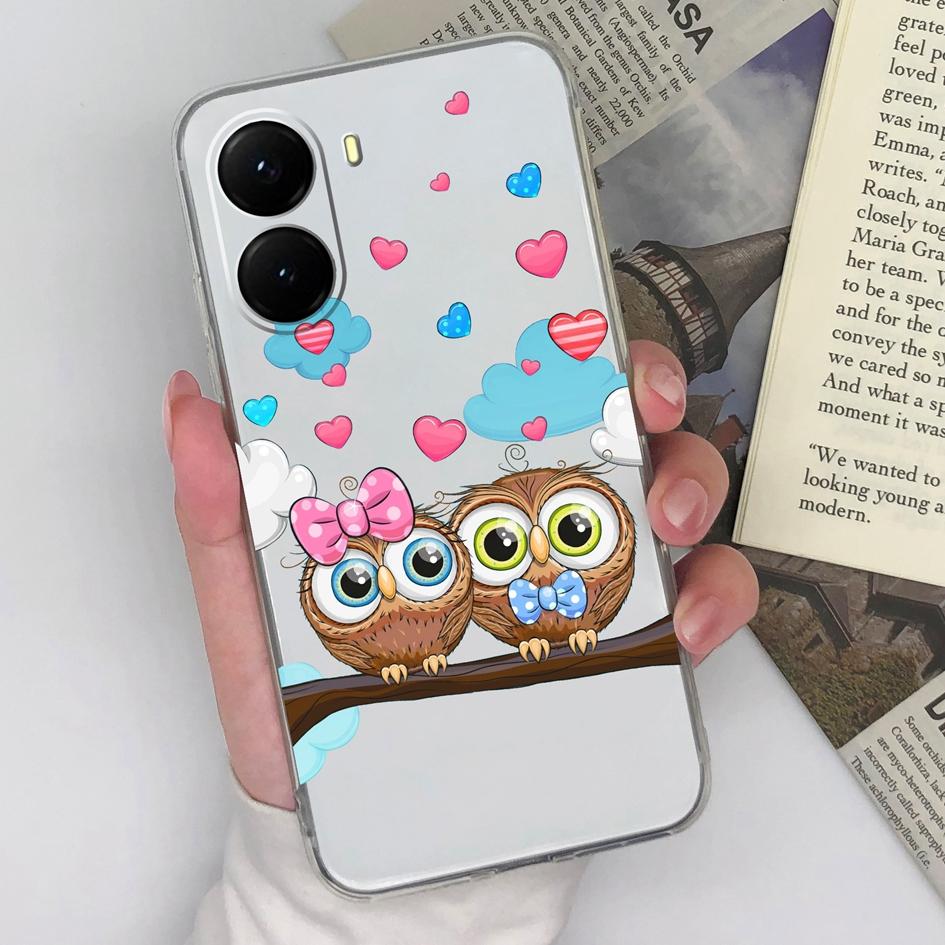 Чехол для Xaimo Poco F3 F4 X7 X6 X5 X4 X3 M5 M6 M7 14T 15 Pro Plus с красивым рисунком для девочек, прозрачный силиконовый защитный корпус для объектива Xiaomi Capa