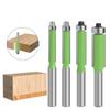 8mm Shank Flush Trim Router Bit with Bearing for Wood Template Pattern Bit Tungsten Carbide Milling Cutter for Wood