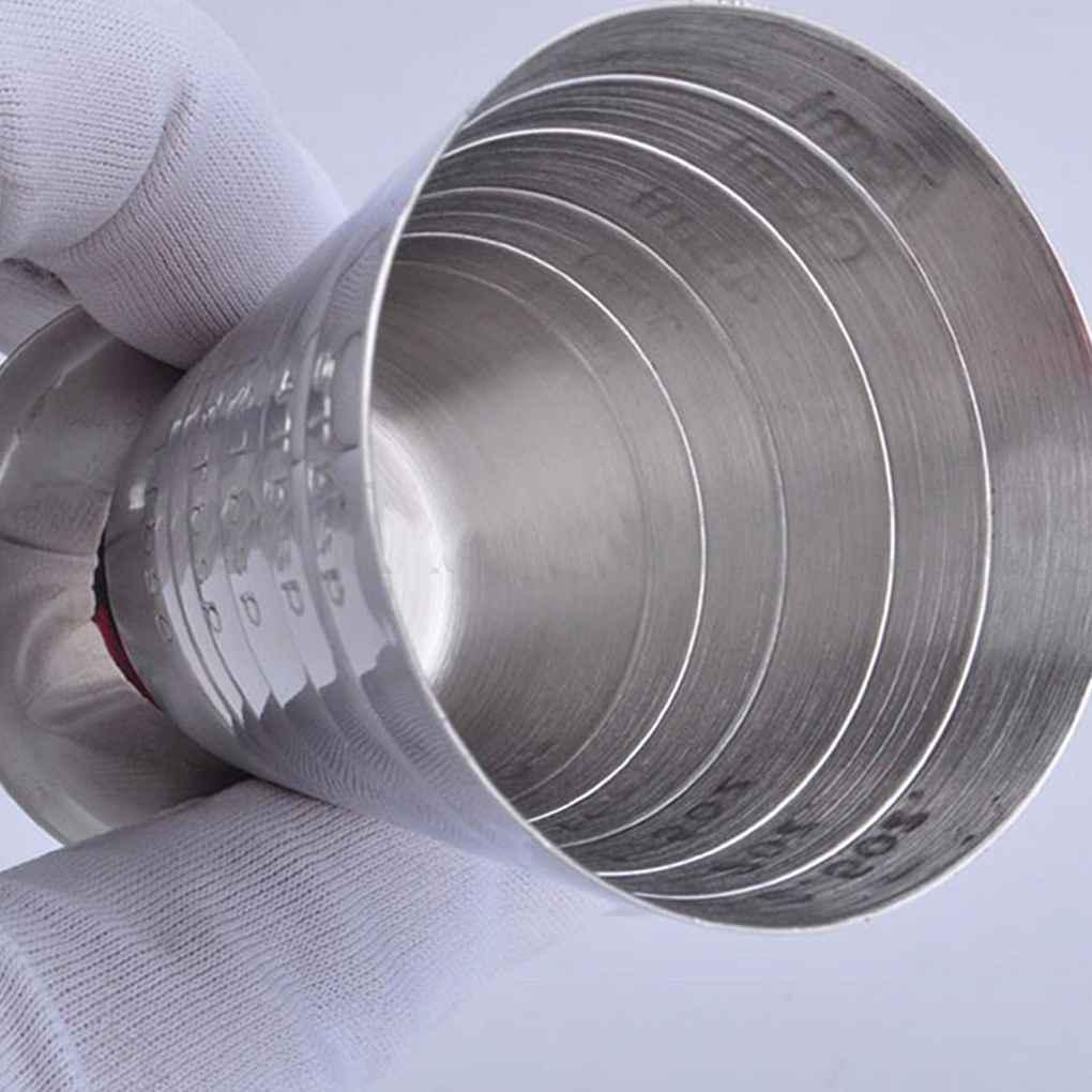 Точный мерный джиггер для вина, шейкеры для пабов, баров, чашки с гладкой поверхностью, легкий стакан