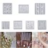 Multipurpose Nail Art Silicone Mould for 3D Designs Butterfly Flower Moon Patterns Portable for Acrylic Craft Supplies