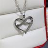 Новое ожерелье в форме сердца с блестящим кристаллом кубического циркония, роскошные свадебные украшения, модные универсальные ожерелья с подвеской «Любовь»
