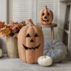 Fall Decor - Halloween Decorations - Pumpkin Outdoor Indoor - Cute Halloween Table Festival Decoration For Home Porch Front Door Mantel