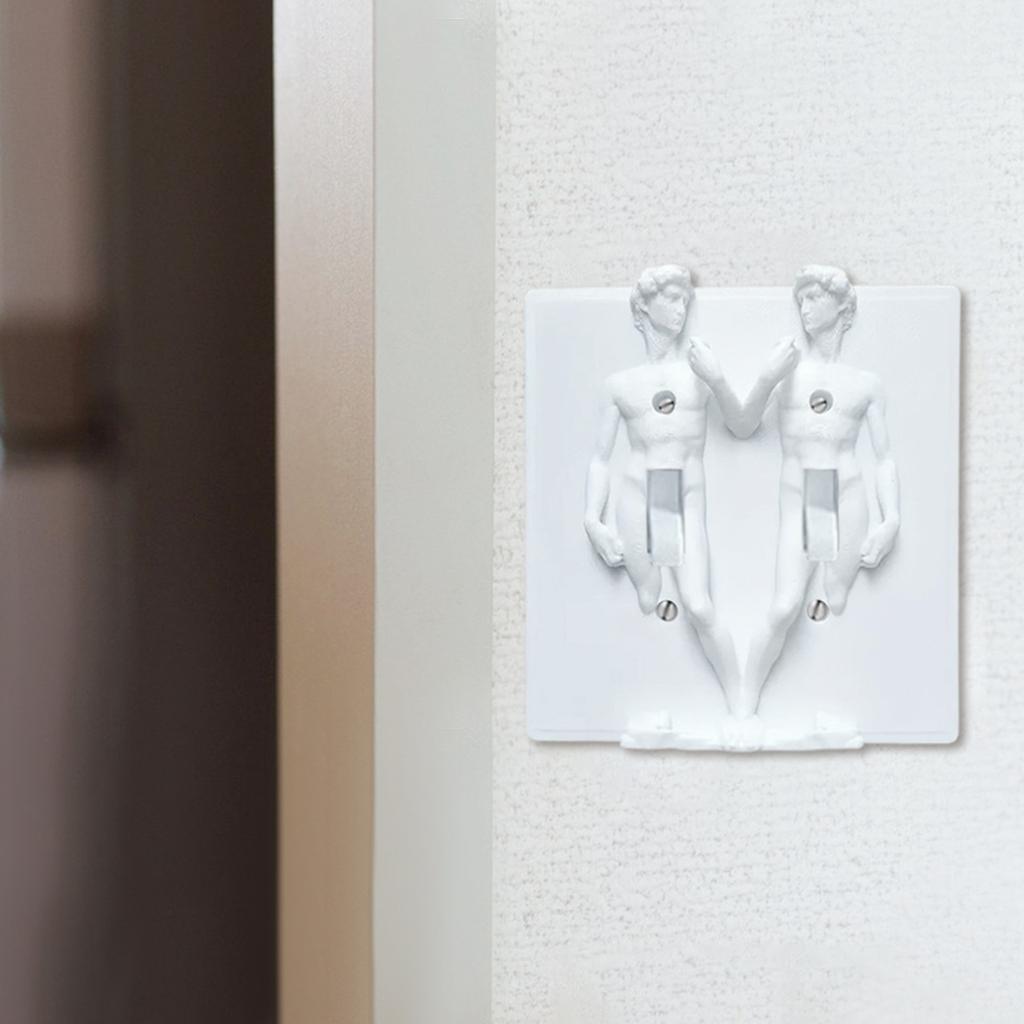 Забавный световой чехол, световой чехол, 3D-печатная скульптура, переключаемая крышка, очень креативный и юмористический свет