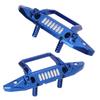 Aluminum Alloy Front Bumper RC Car Upgrade Accessory with LED Light Hole for  al 1Celsius6 for SCX6 Car