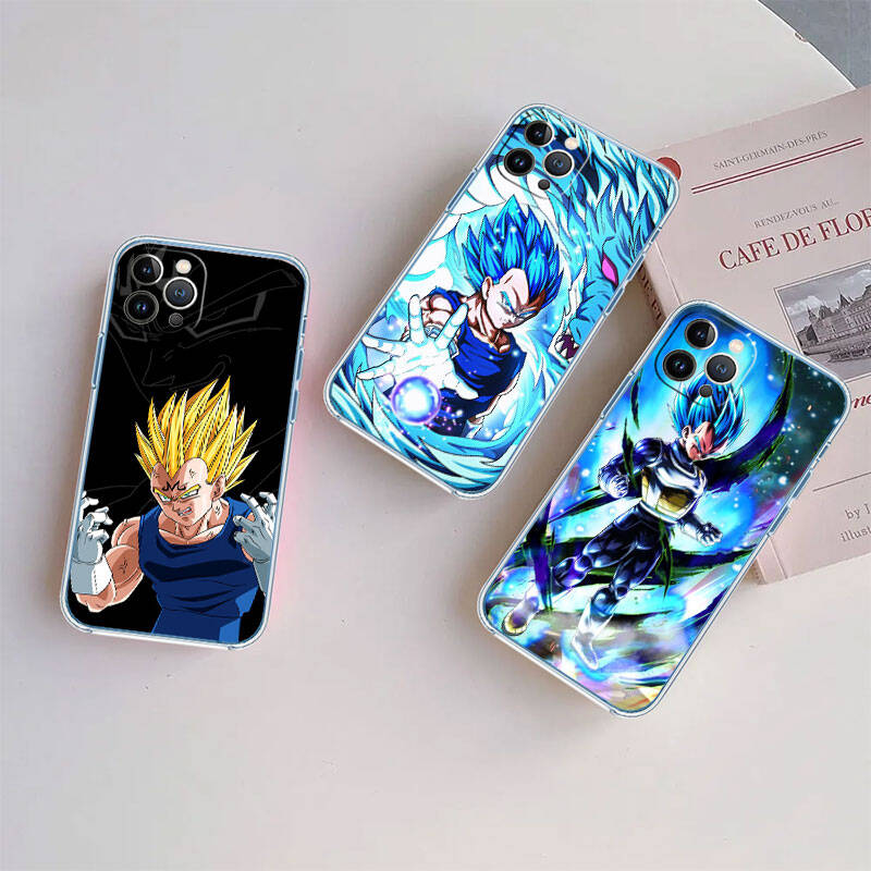 MH50 Dragon Ball Vegeta Case for Motorola E7 G6 G7 G8 G9 Plus Power Play G10 G20 G04 E30 E40 E22 E20 E13 E15 G22 G23 G05 G75 G35 G55