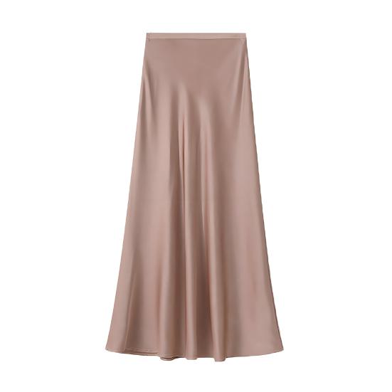 Женская юбка-рыбий хвост с высокой талией и запахом на бедрах, длинная юбка А-силуэта, однотонная, удобная, подчеркивающая фигуру юбка