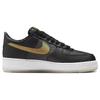 Nike Air Force 1 Low Premium Bronx Origins — мужские кроссовки к 50-летию, черный металлик-золото-белый FN6835-010