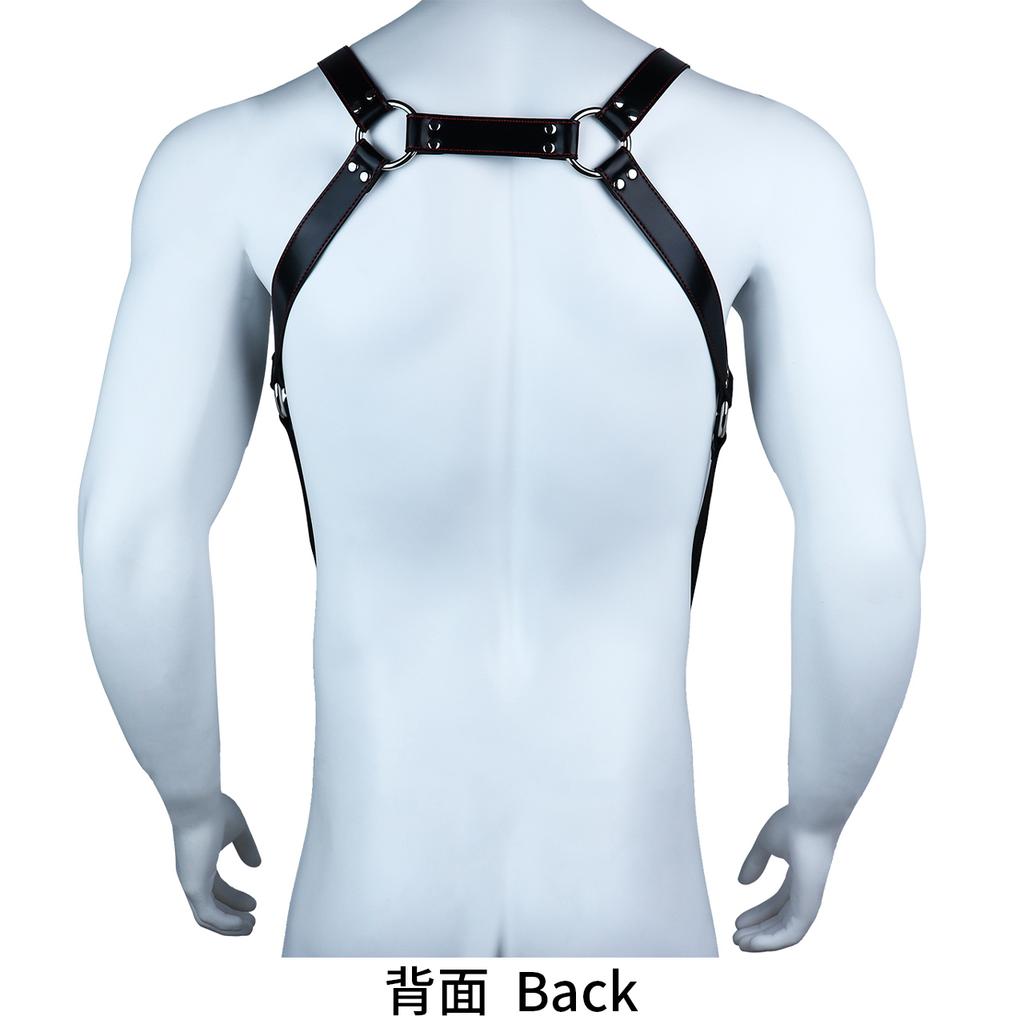 ANOSX Male Harness Bondage PU Leather Band Men's Chastity Belt For Chastity Cage Penis Ring Belts Body Restraint Strap Underwear