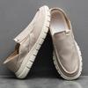 Модная мужская дышащая обувь, повседневные кроссовки, летние высококачественные парусиновые туфли, мужские мокасины, удобные туфли без застежек для вождения 2024