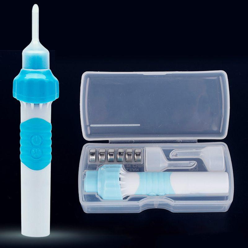 Safety Electric Cordless Vacuum Earwax Remover Painless Ear Wax Removal Cleaner