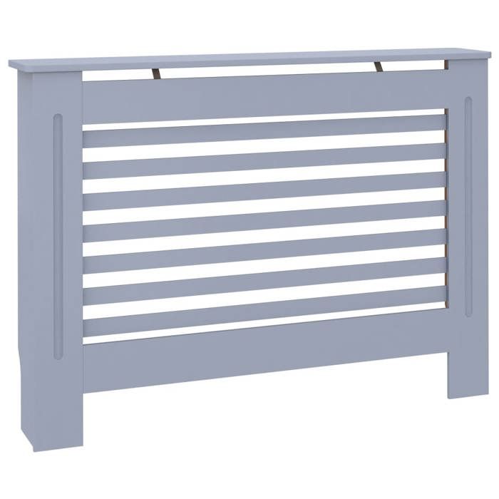 Cache-radiateur Anthracite - VidaXL - 112x19x81 cm - MDF - Espace de rangement pour livres et ornements
