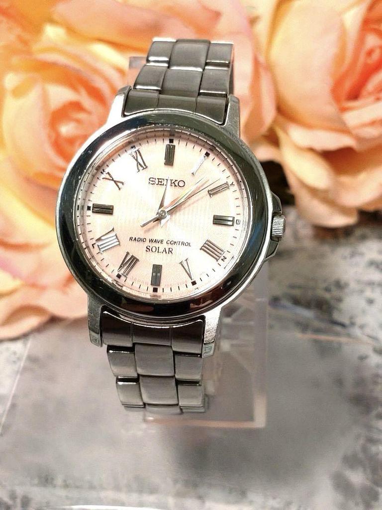 [USED] SEIKO Solar Watch for Women, Pink, Working