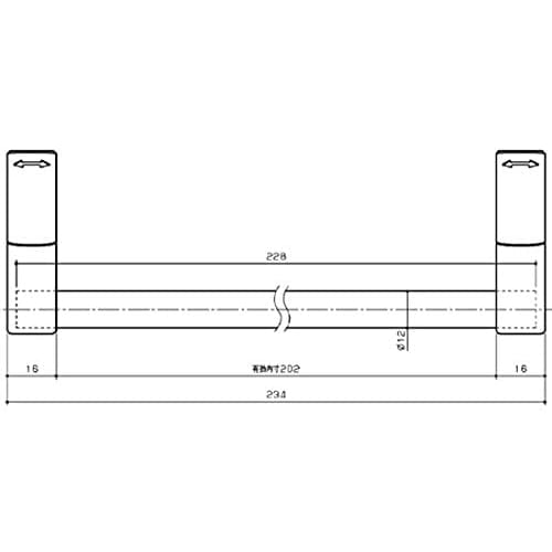 Panasonic Towel Hanging Line Handle QS30KYE3 Made To Order Silver