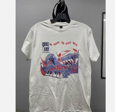 Vintage Sun Ra Space Waves Cotton Shirt Unisex Concert S To 5XL