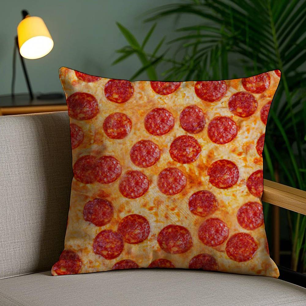 Funny Pillow Food Fried Egg Case Home Dorm Chair Back Short Plush Double-sided Printing Office Nap Time Cushion Cover