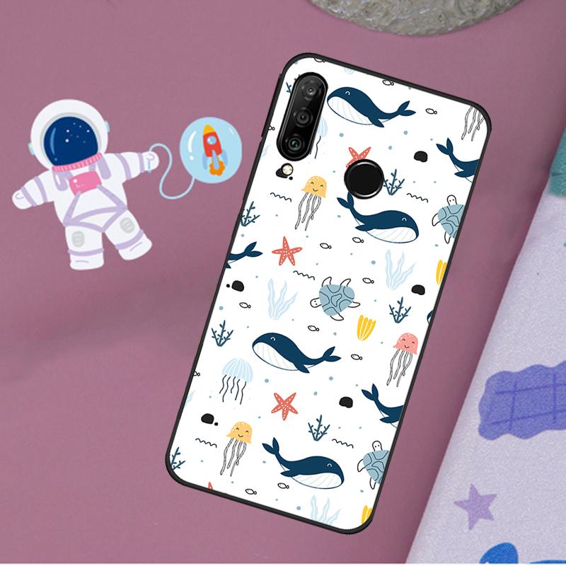 Чехол 'Китенок' для Huawei Nova 12s 12i 11i 8i Y73 Y72 Y61 Y91 Y90 Y70 Y60 9 10 SE P30 P40 Lite P60 Pro