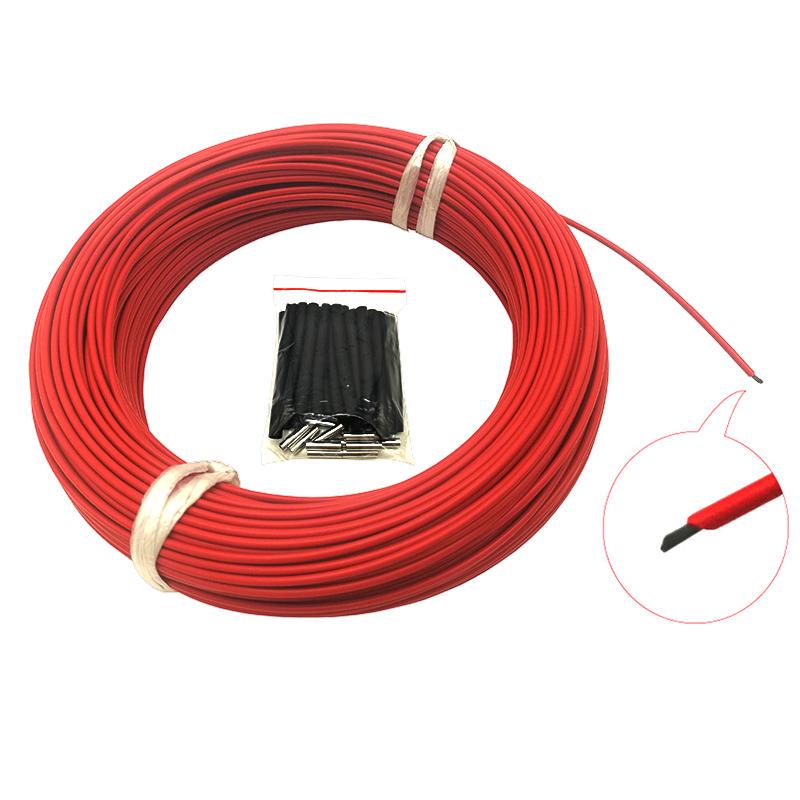 Нагревательный кабель из углеродного волокна 12K Minco Heat 33ohm Fluoroplastic 2mm