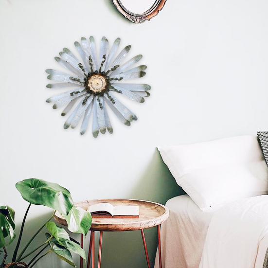 3D Металлический Цветочный Декор Стены Устойчивая к Погодным Условиям Прочная Железная Цветочная Стена