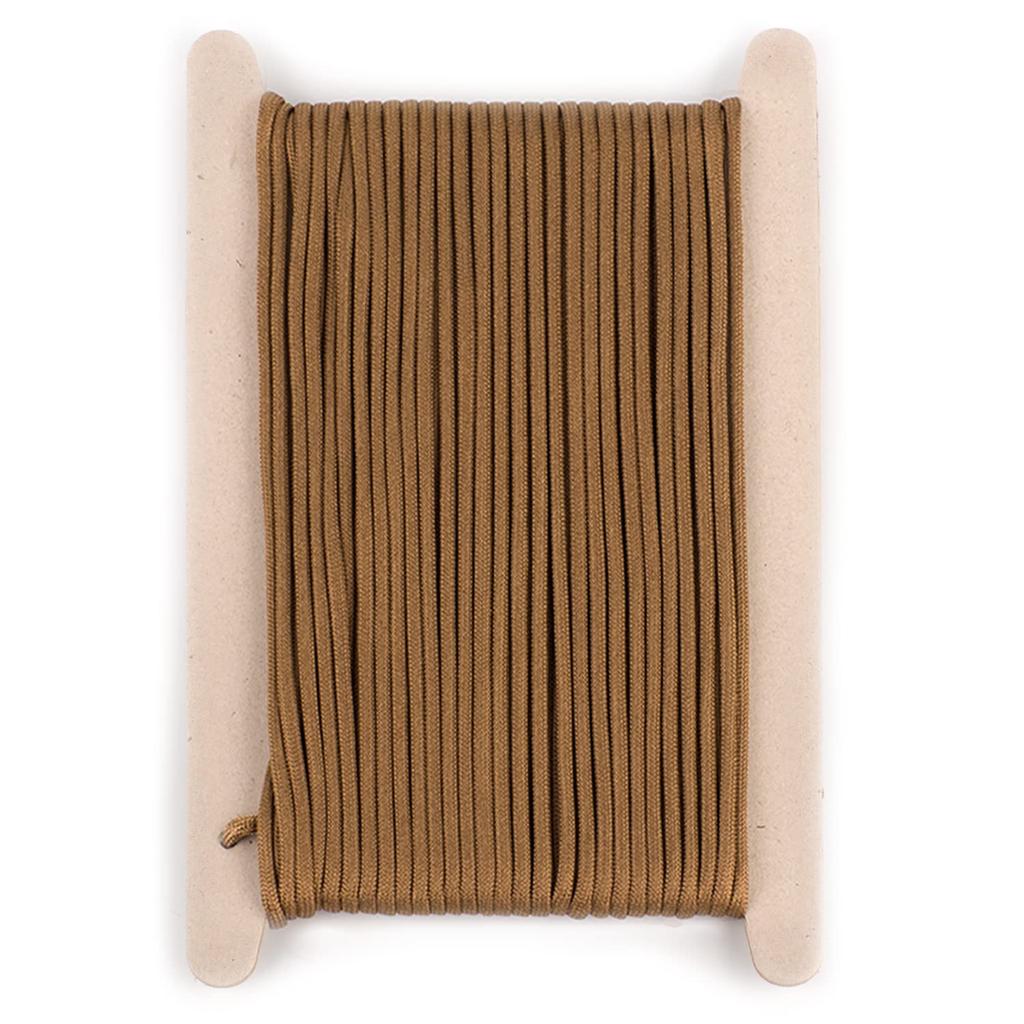 Паракорд HERCULES, растяжка, походный канат, палаточный канат для использования на открытом воздухе, грузоподъемность 250 кг, 7 жил, коричневый, 15 м