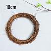 DIY Rattan Hoop Floral Wreath - Handmade Door Décor with Dried Flowers for American Country Christmas