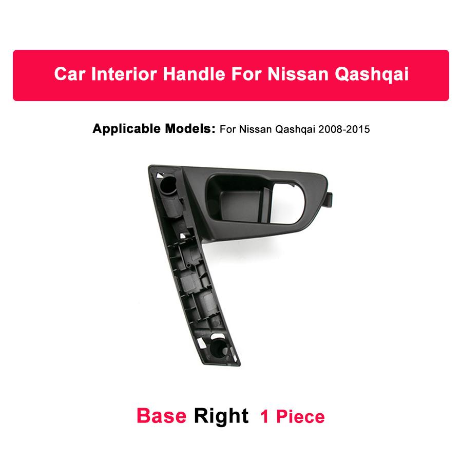 Car Door Handles Cover Silver Handle Shell Replacement Interior Parts 80945-JE50A 80944-JE50A for Nissan Qashqai J10