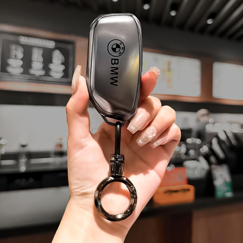 Горячий 2025 Серый оружейный ТПУ Чехол-оболочка для корпуса брелока автомобиля Для BMW I7 X7 G07 LCI IX I20 X1 U11 7 Серия G70 G09 XM U06 G81 M3 Ключевые аксессуары