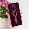 For Realme X2 Pro Case RMX1931 Transparent Luxury Crown A-Z Letters 2D Painted Soft Bumper Cover For Real me X2 Pro Casing