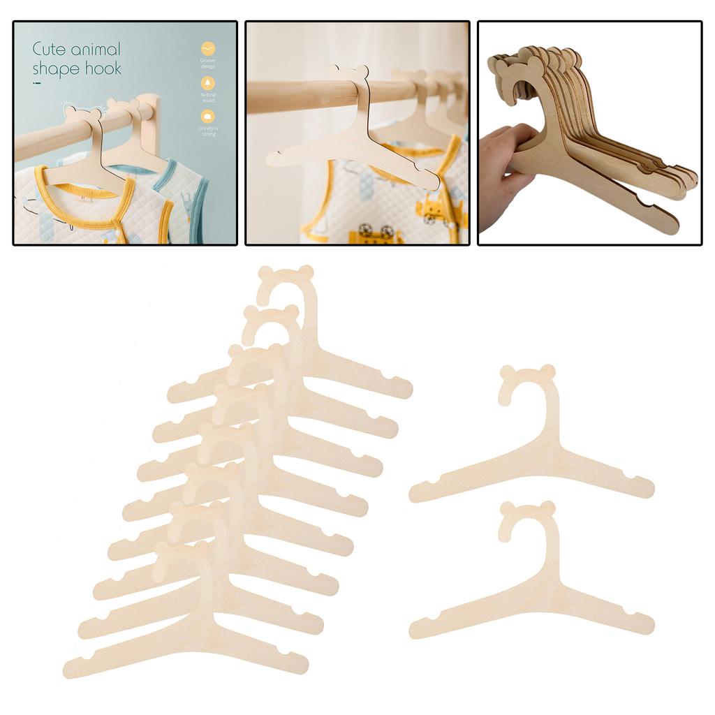 Деревянные вешалки для детской одежды 10 шт. 5 шт. Вешалки для детей 5 штук