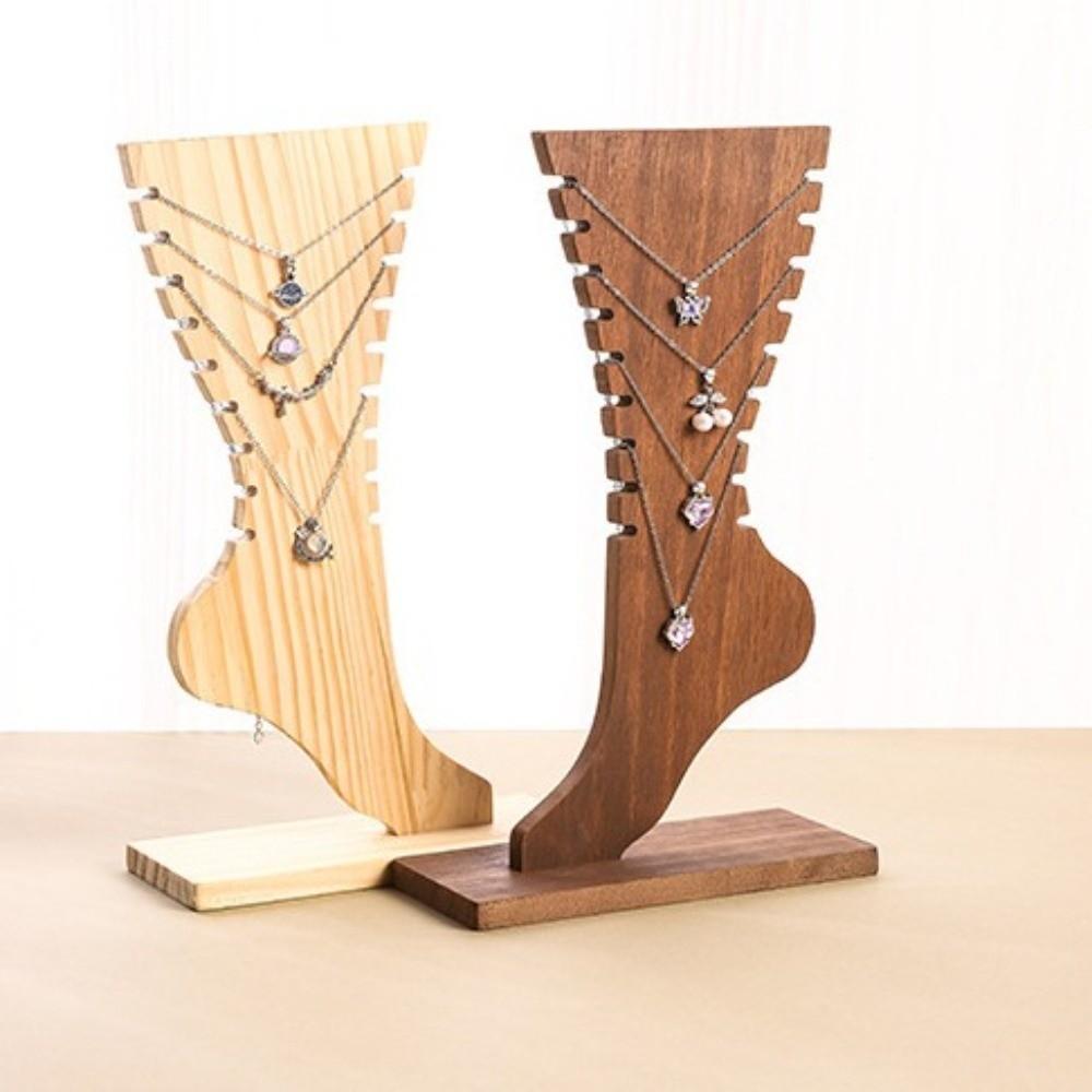 Large Capacity Fashion Jewelry Display Stand Foot Shaped Jewelry Display Props Tabletop