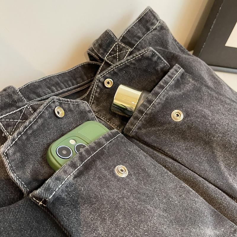 Большая вместительная сумка-тоут женская джинсовая сумка через плечо студенческая сумка для занятий