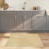Square Rug Light Natural 100x100 cm Bamboo