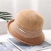 Шерстяная панама во французском стиле, элегантная легкая теплая шапка-тазик, классическая холодостойкая рыбацкая шапка для женщин, осень и зима