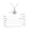 MODIAN 1 караат D Kleur Муассанит Вешалка Ketting Voor Vrouwen Стерлинговый Зильверен 925 пробы Bruiloft Bruids Fijne Sieraden Met Certificaat