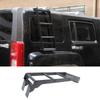 Для Hummer H3 2005-2009 Алюминиевый Сплав Черный Автомобиль Заднее Боковое Окно Крыши Лестница Автомобильные Внешние Аксессуары