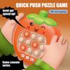 Quick Push Game Machine Silicone Press Toy Boys and Girls Children's Party Toy Electronic Sound Toy Fingertip Ground Mouse Toy