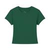 Solid Color Short-sleeved T-shirt for Women's New Inner Round Neck Bottoming Shirt Versatile and Slim