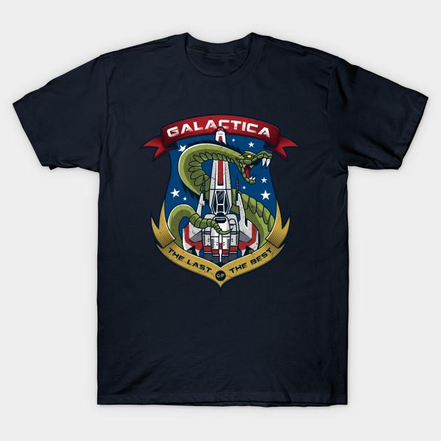 Asian Size Men Print T-shirt Viper Mk2 Galactica No-Cut Heat Transfer Print Cotton Tshirt