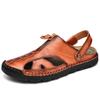 Summer Men's Sandals Leather Casual Shoes Outdoor Sandals for Men Beach Roman Shoes 39-48