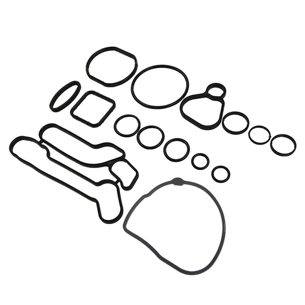 Комплект уплотнений масляного радиатора двигателя. Черные автомобильные аксессуары Прокладка