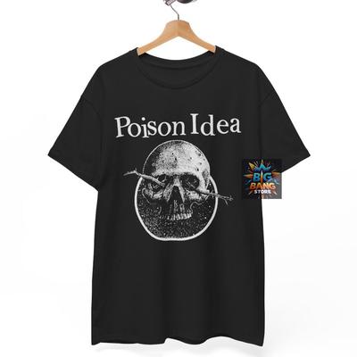 Футболка Poison Idea панк хардкор негатив Музыкальная группа Рок Ролл Панк, Унисекс футболка