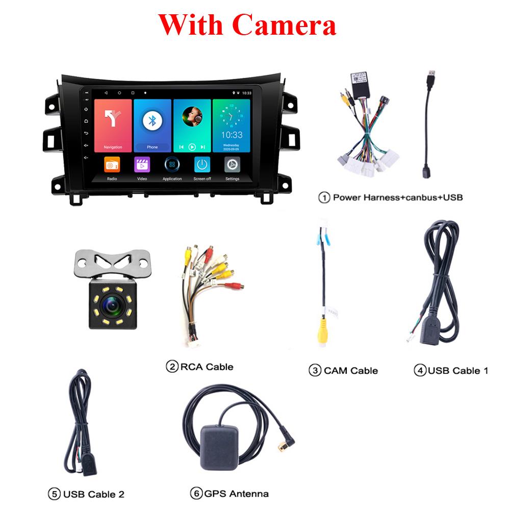 icreative 2DIN Android Car Multimedia Radio For Nissan NAVARA Frontier NP300 2015-2018 GPS Navigation Auto Stereo Player