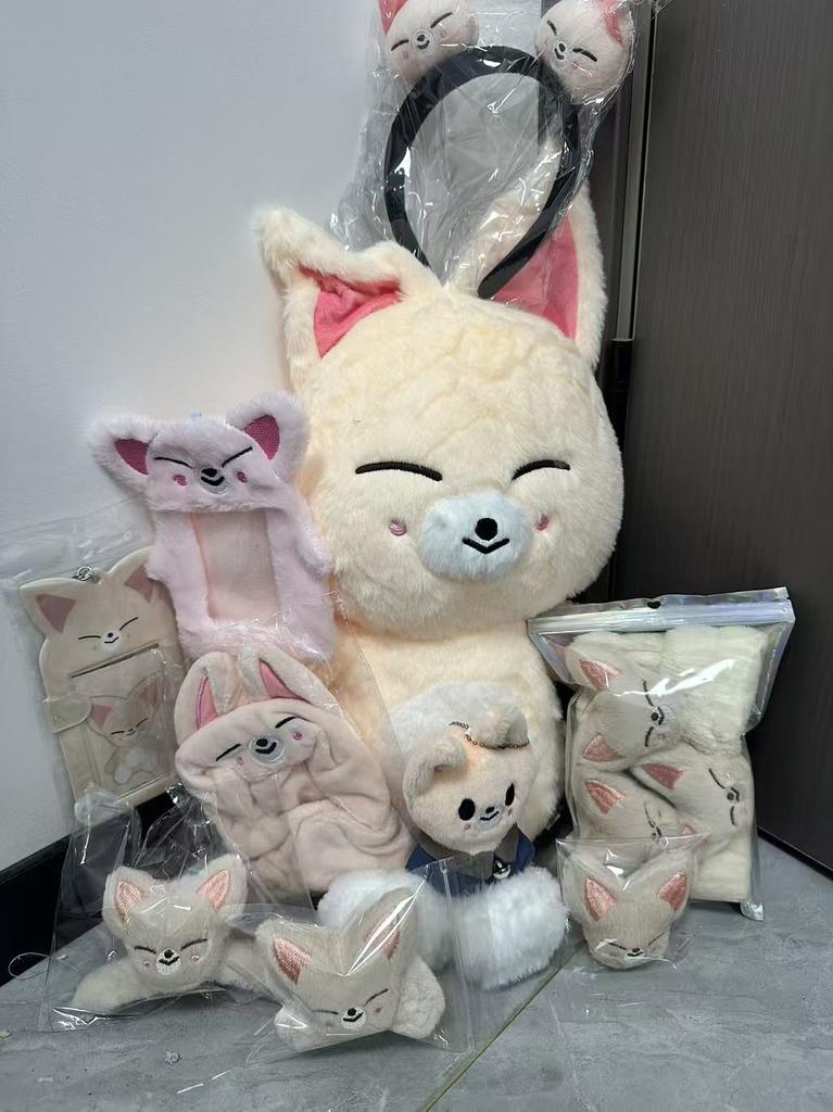 50cm Plush Toy Wolfchan Kawaii Cartoon Stuffed Animal Plushie Doll Large Size Kids Babies Sleeping Pillow Gift