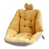 Короткая плюшевая подушка для сиденья с рисунком из мультфильма, износостойкая ультра-толстая супер мягкая мягкая подушка для сидения, декор подушки для стула