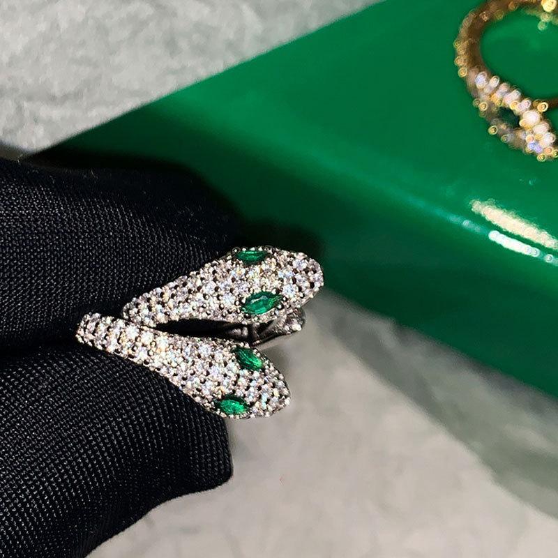 European and American Snake Earrings Women's Fashion Micro Earrings Earrings Hip Hop Earrings