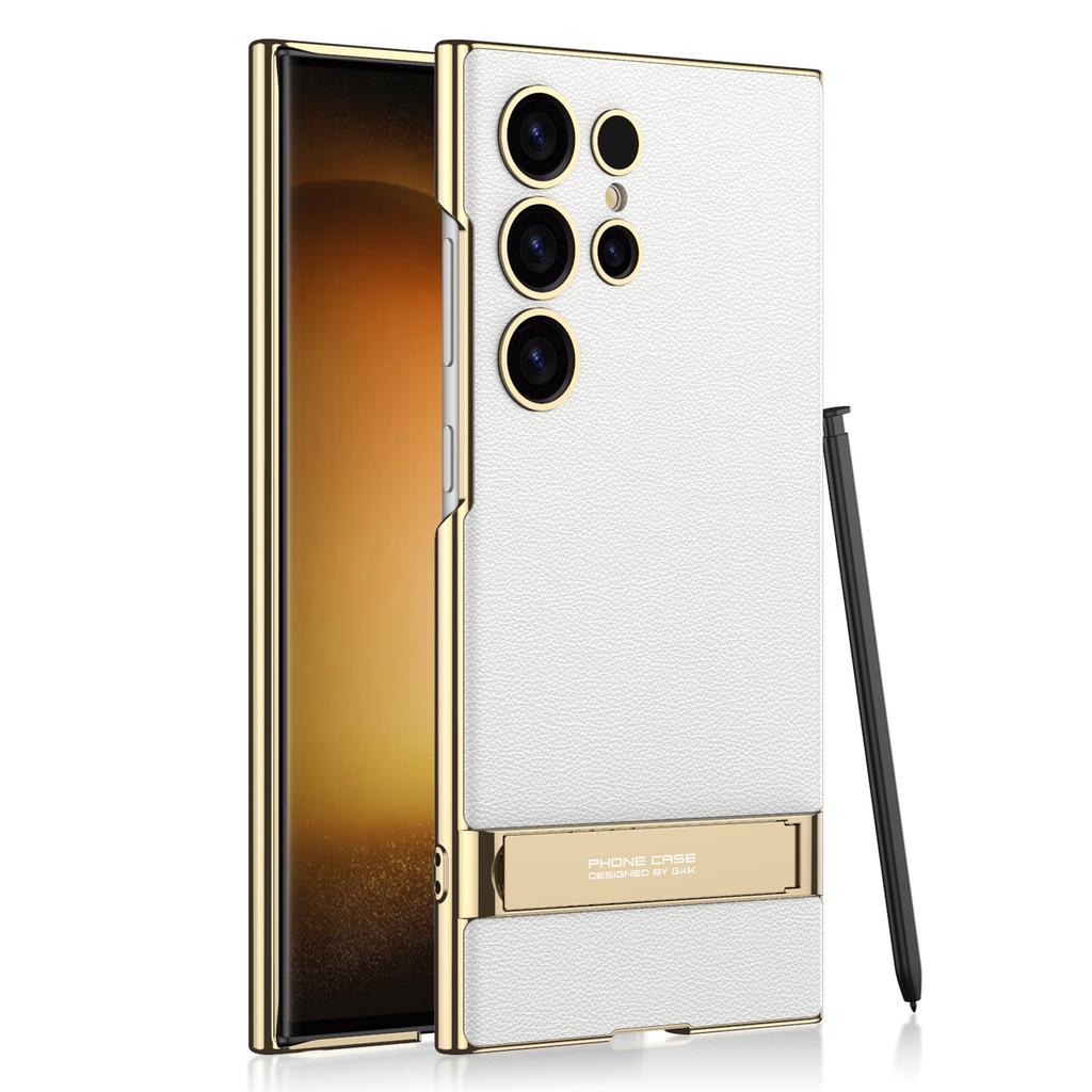 Чехол для мобильного телефона Samsung S23 Чехол-подставка Triumph S24 Ultra Креативный защитный чехол Гальванизированная оболочка