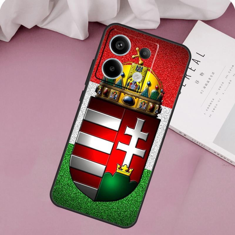 Чехол Флаг Венгрии для Xiaomi Redmi Note 13 14 12 11 10 9 15 Pro Plus Redmi 15 14C 10C 12C 13C 15C